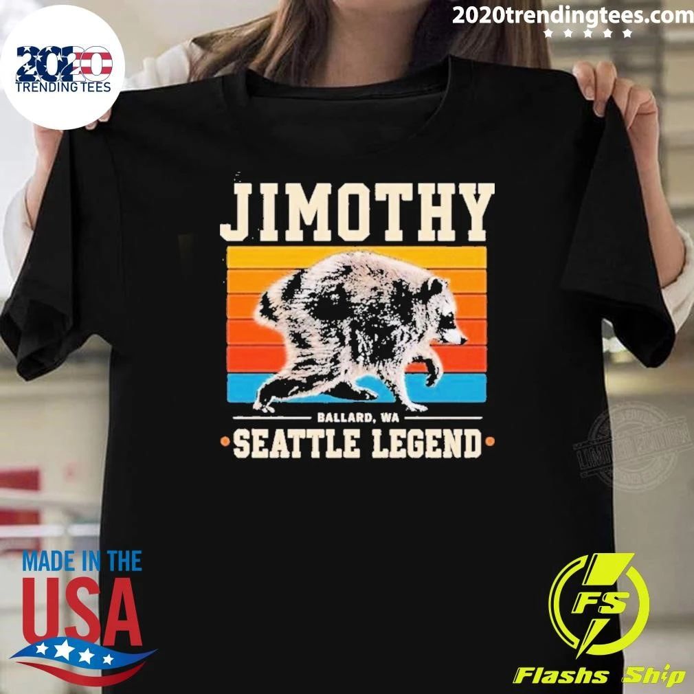 Jimothy Raccoon Ballard Wa Seattle Legend Vintage Shirt
