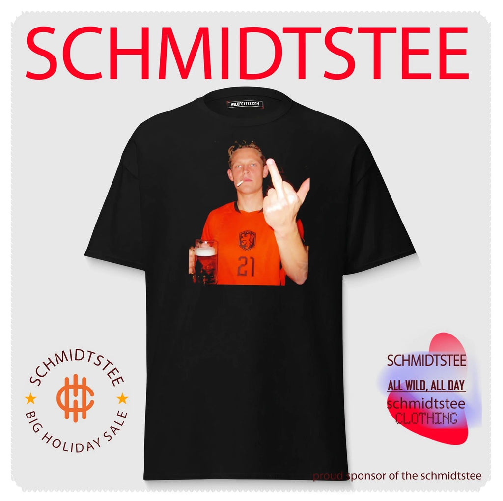 Frenkie de Jong Netherlands National Football Team Beer and Cigarette middle finger shirt