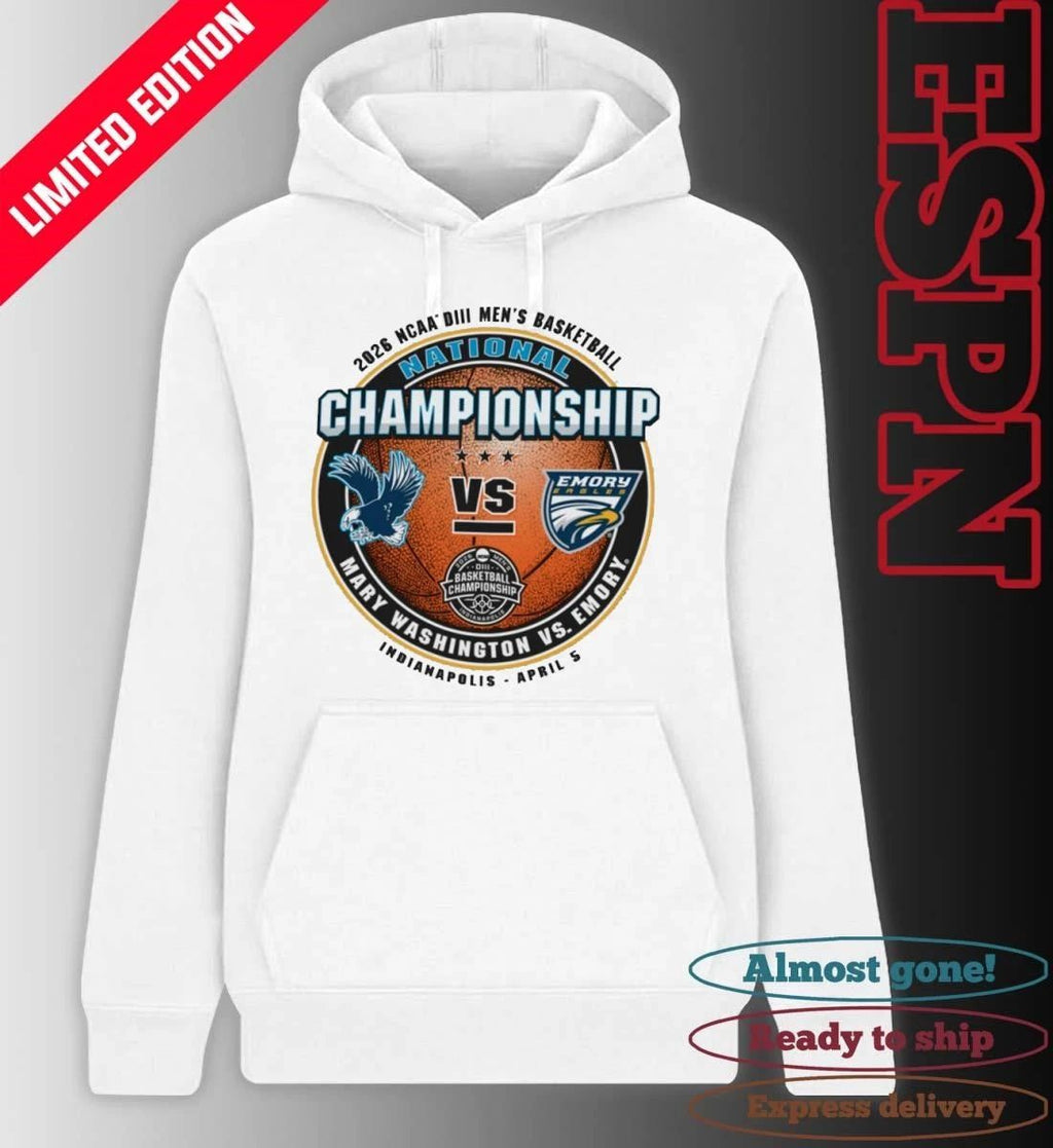 Mary Washington Vs Emory 2026 NCAA Division III Men’s Basketball Championship Shirt