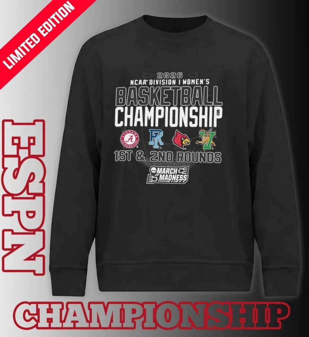 1st, 2nd Rounds 2026 NCAA DI Women’s Basketball Championship – Louisville, KY Shirt
