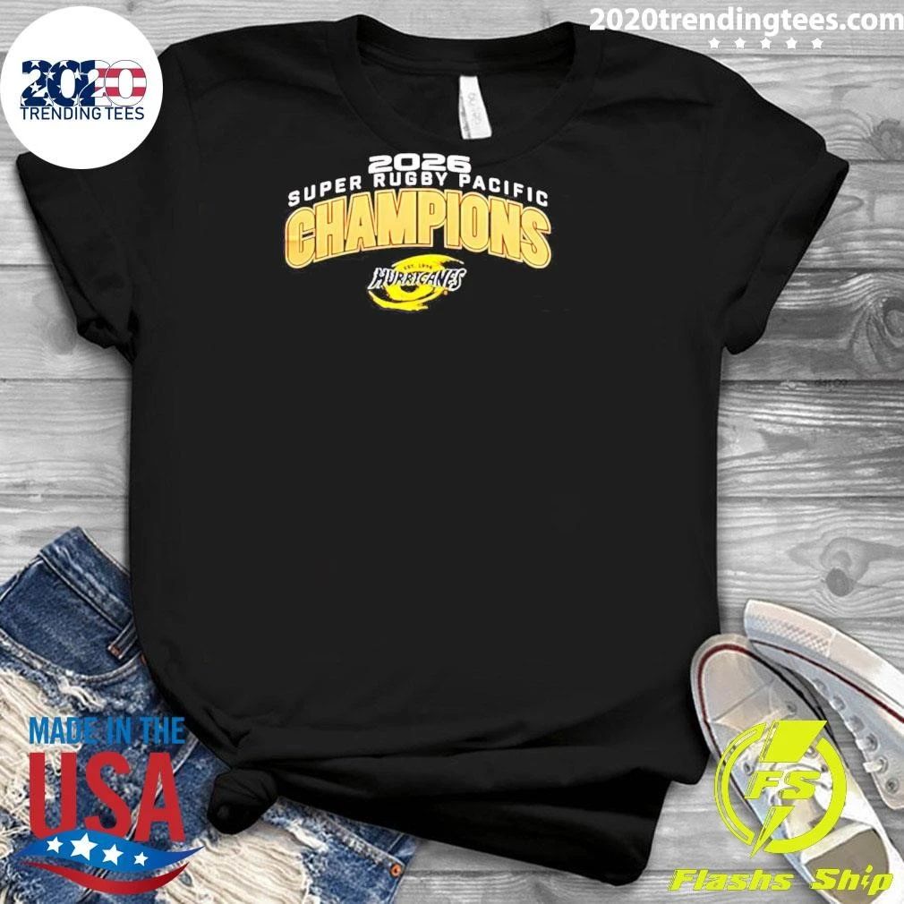 Wellington Hurricanes 2026 Super Rugby Pacific Champions Shirt