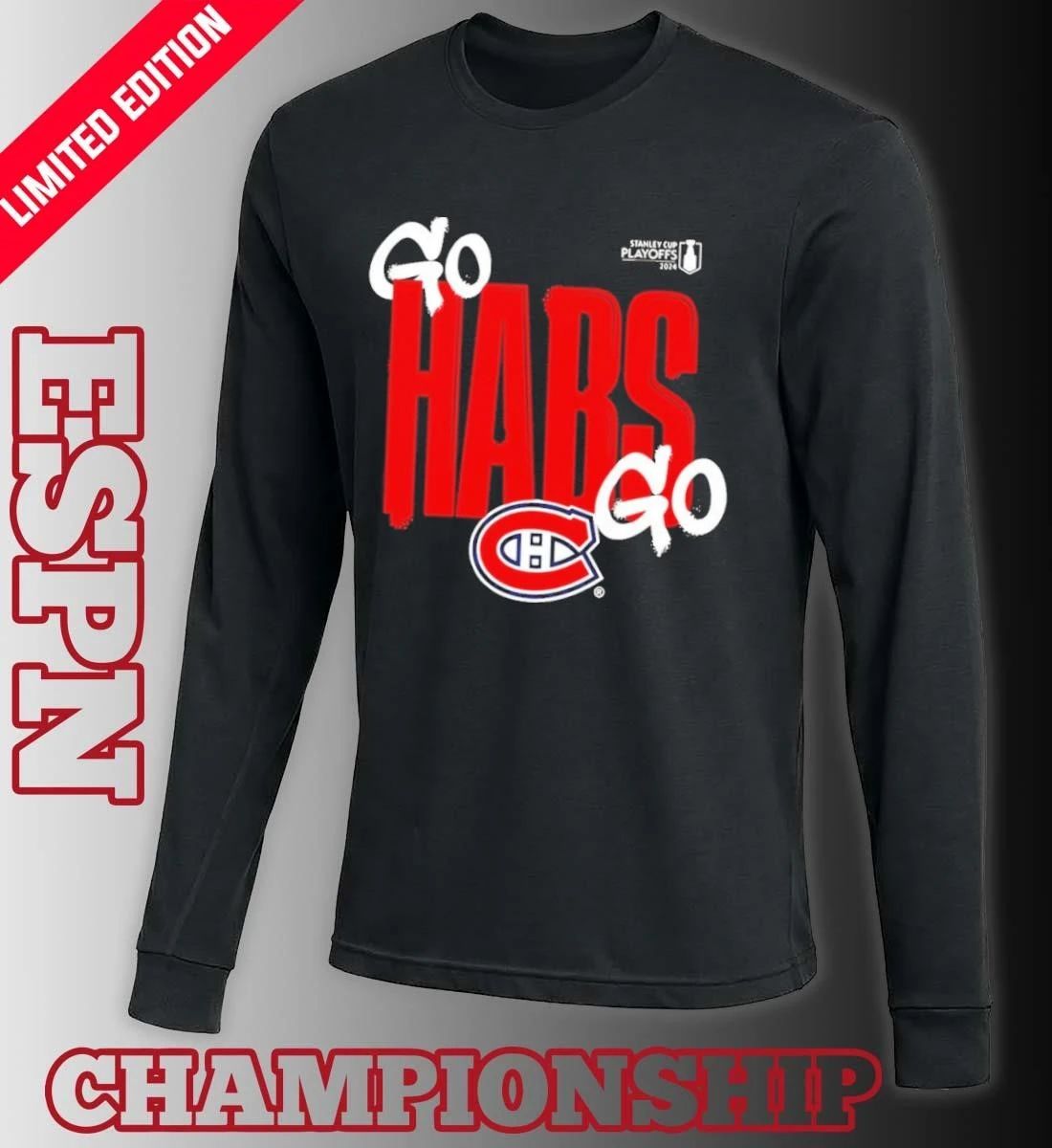 Montreal Canadiens Go Habs Go 2026 NHL Playoffs Slogan T-Shirt