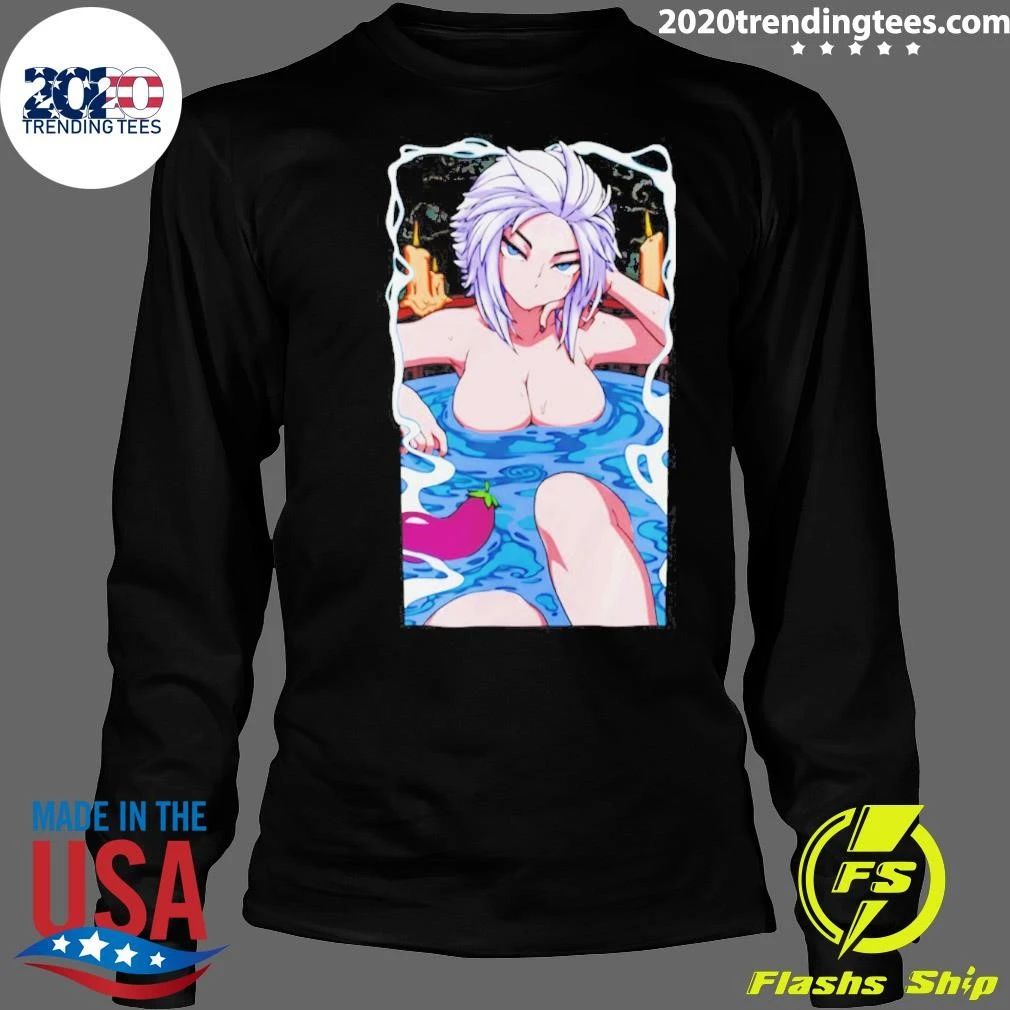 Anime Hot Spring Girl Graphic Shirt