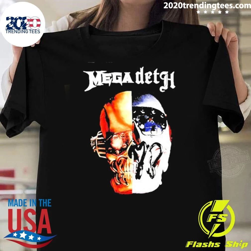 Megadeth Vic Rattlehead Skull Heavy Metal Shirt