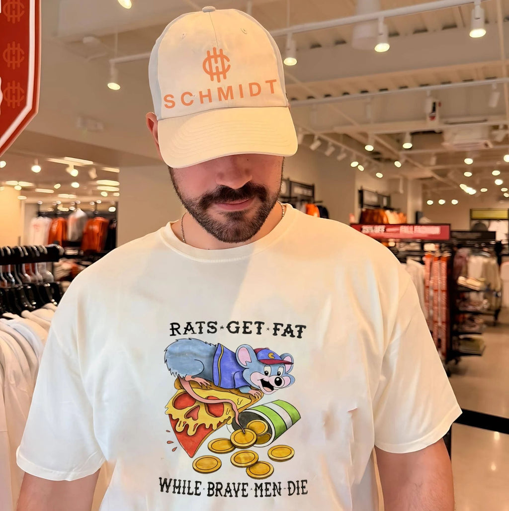 Rats Get Fat While Brave Men Die Chuck E Cheese shirt