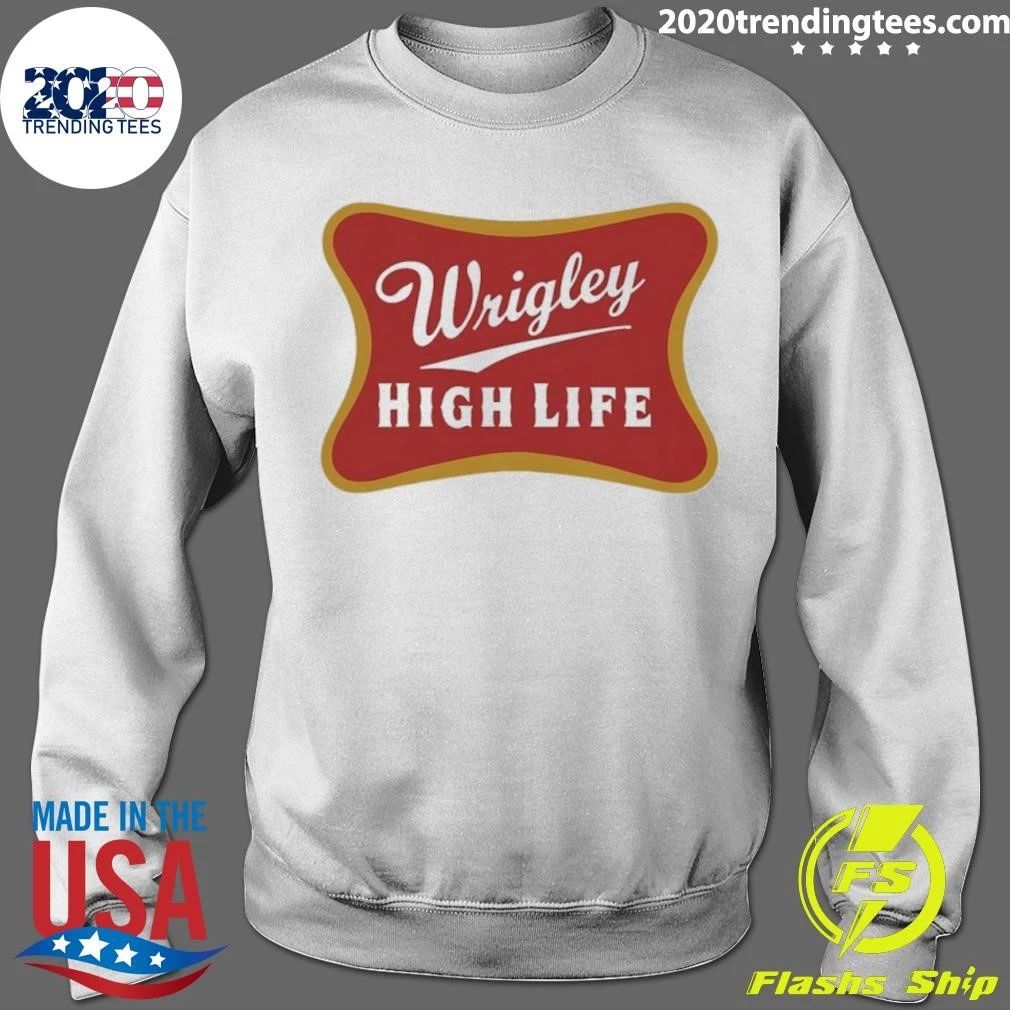 Wrigley High Life Beer Gum Logo Parody Shirt