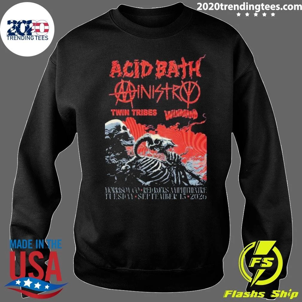 Acid Bath Morrision CO 2026 Event Poster At Red Rocks Amphitheatre On September 15 2026 Shirt