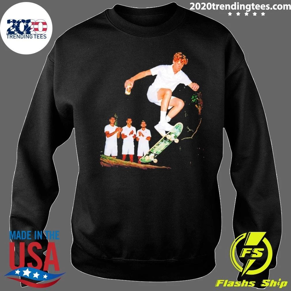 Jannik Sinner Skateboarding Wimbledon Men’s Singles Italy 2026 Shirt
