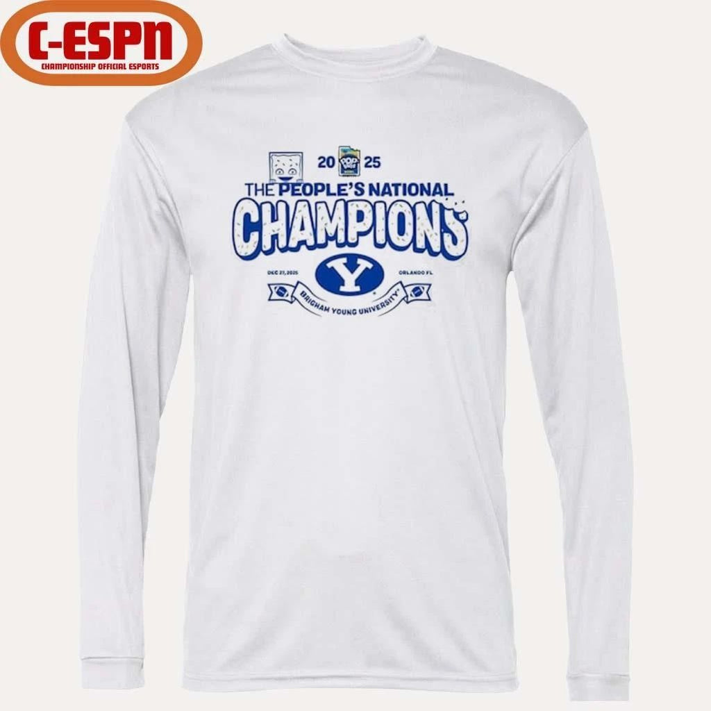 The People’s National BYU Cougars 2025 PopTart Bowl Football Champions Shirt