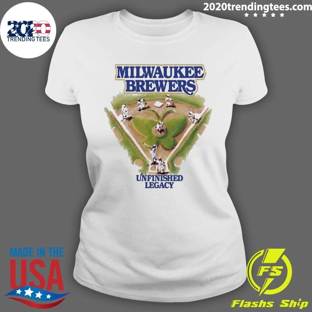 Milwaukee Brewers Unfinished Legacy Baseball Field Shirt
