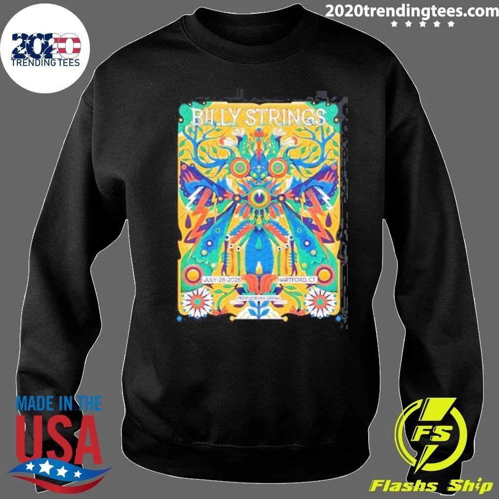 Billy Strings Hartford CT At Peoplesbank Arena On July 28 2026 Shirt