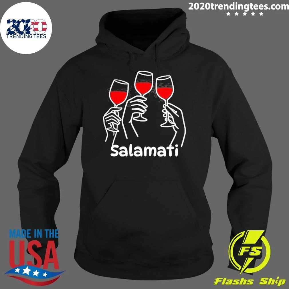 Salamati Wine Toast Cheers Shirt
