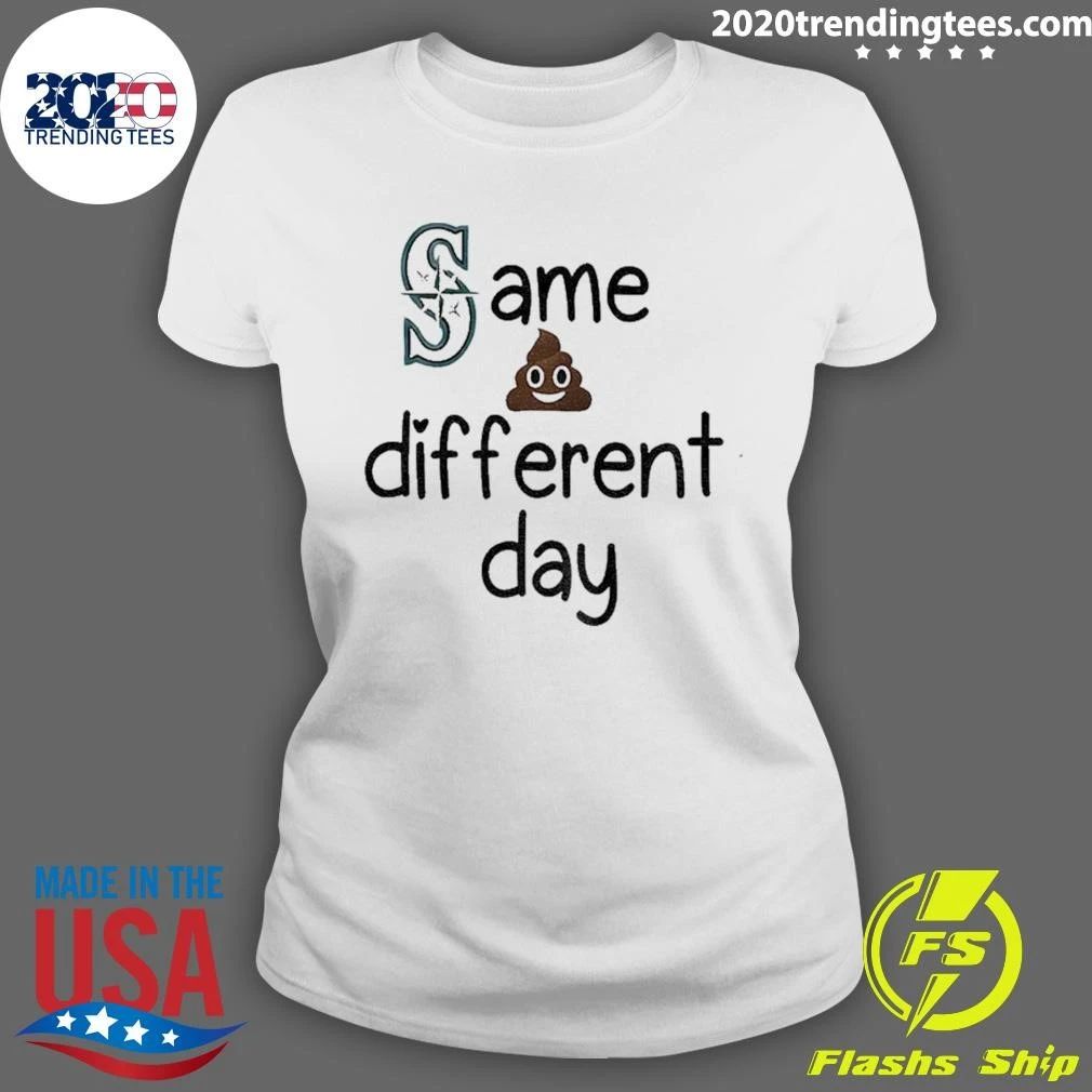 Seattle Mariners Baseball Same Different Day 2026 Shirt