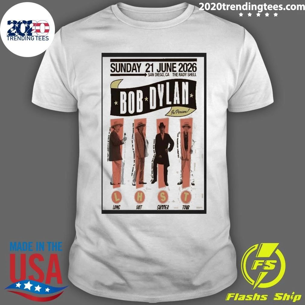 Bob Dylan San Diego Poster 06 21 2026 Poster Shirt