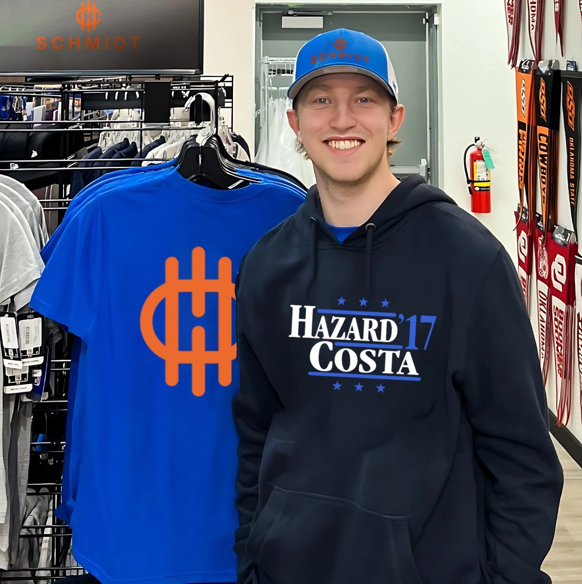 Hazard and Costa ’17 Chelsea Premier League shirt
