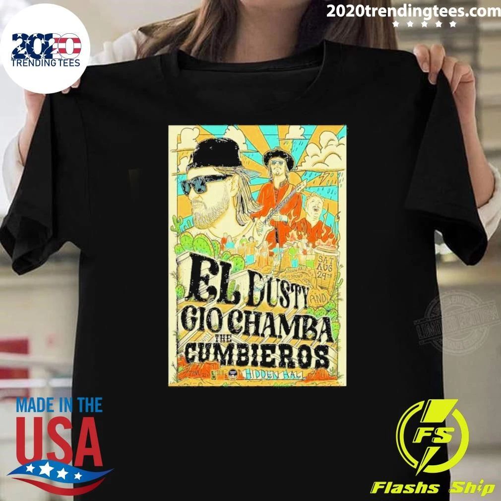 El Dusty And Gio Chamba Aug 29 2026, Seattle Wa Poster Shirt