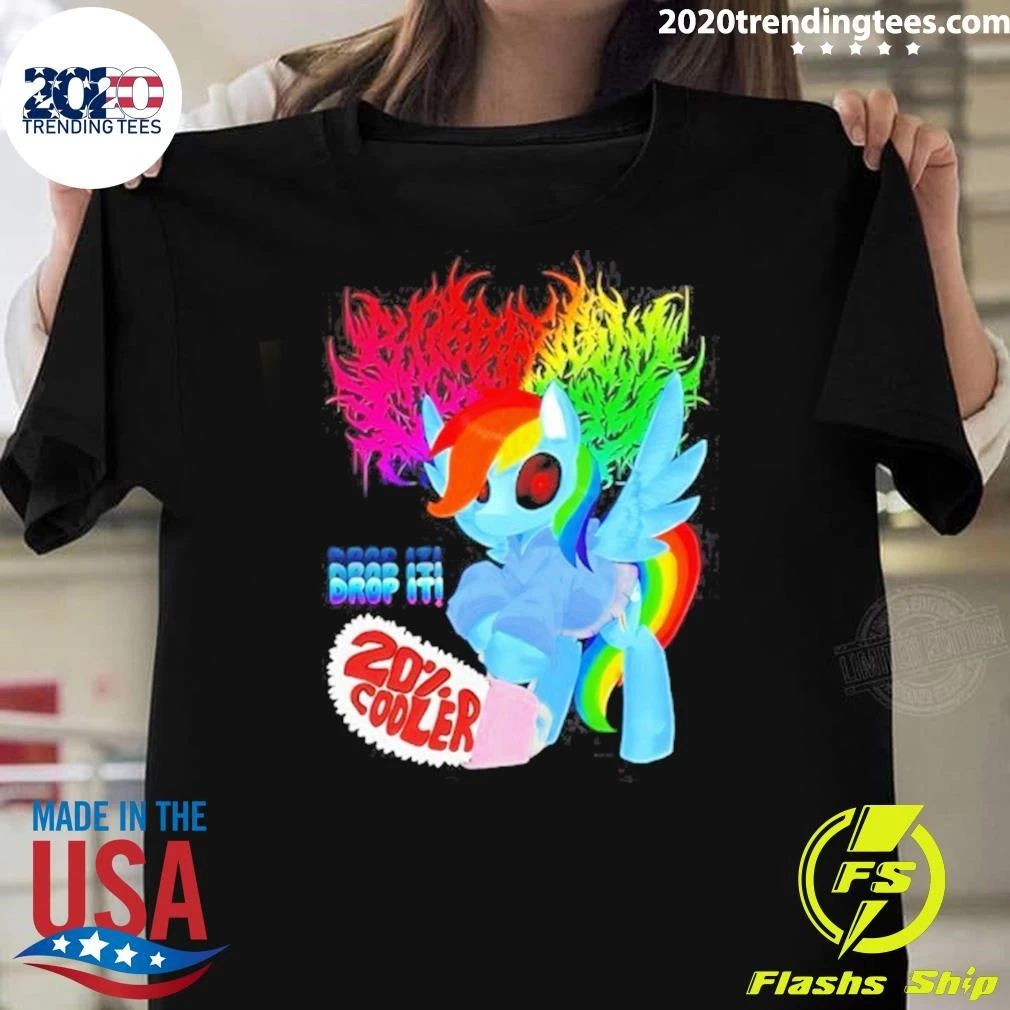 Bubblegum Chainsaw Rainbow Dash 20% Cooler Shirt