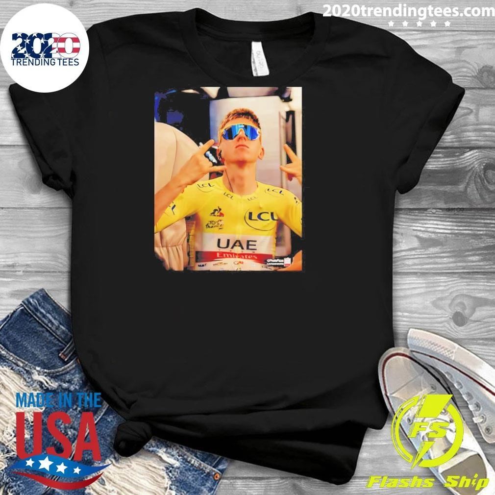 Tadej Pogačar 2026 Rock Hand Shirt
