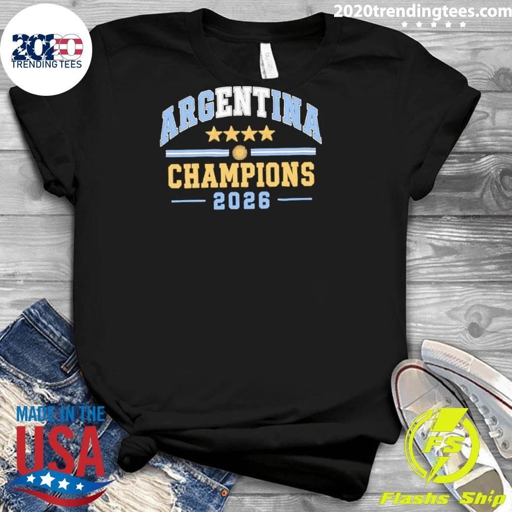 Argentina Champions 2026 World Cup Shirt