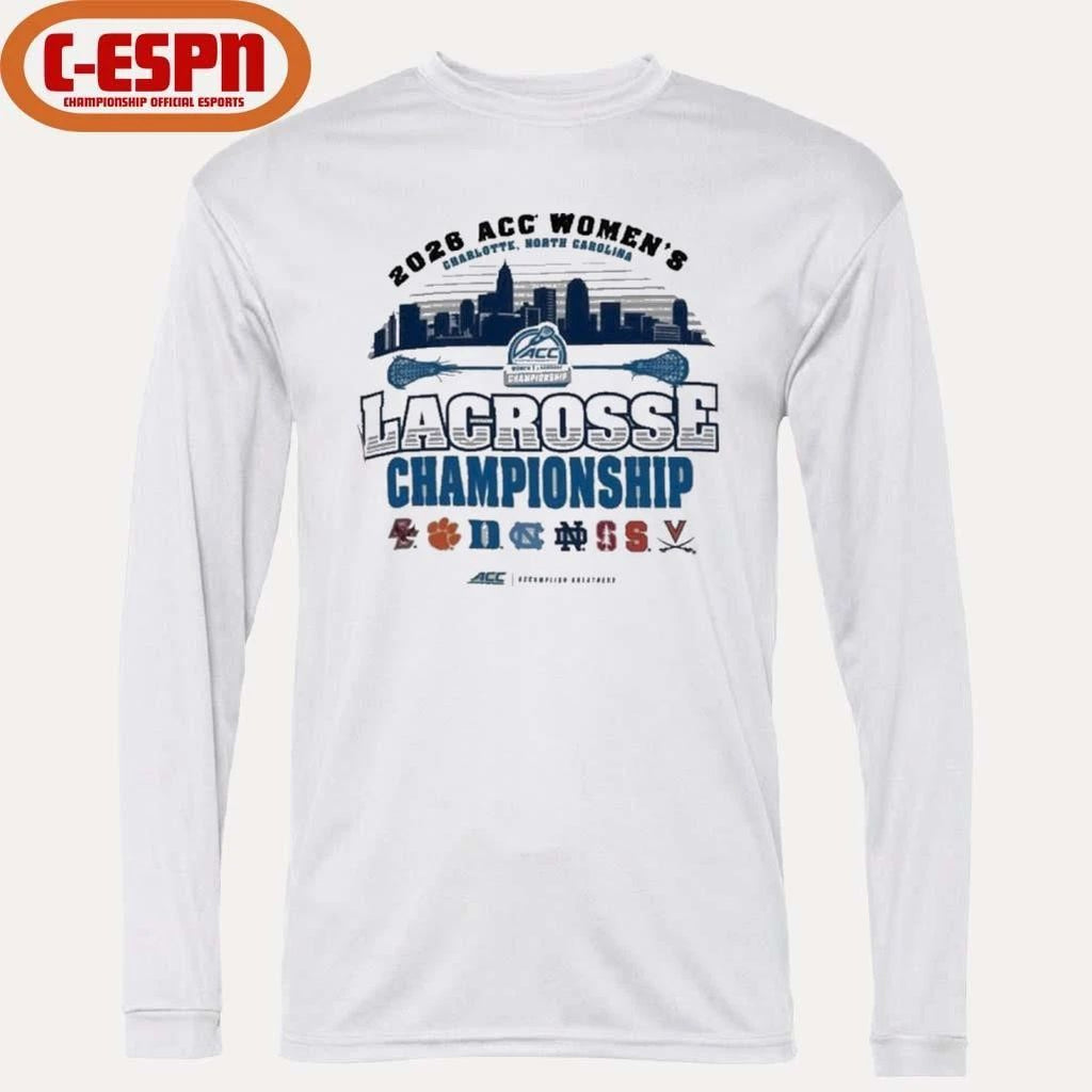 2026 Atlantic Coast Conference Women’s Lacrosse Championship Teams Shirt