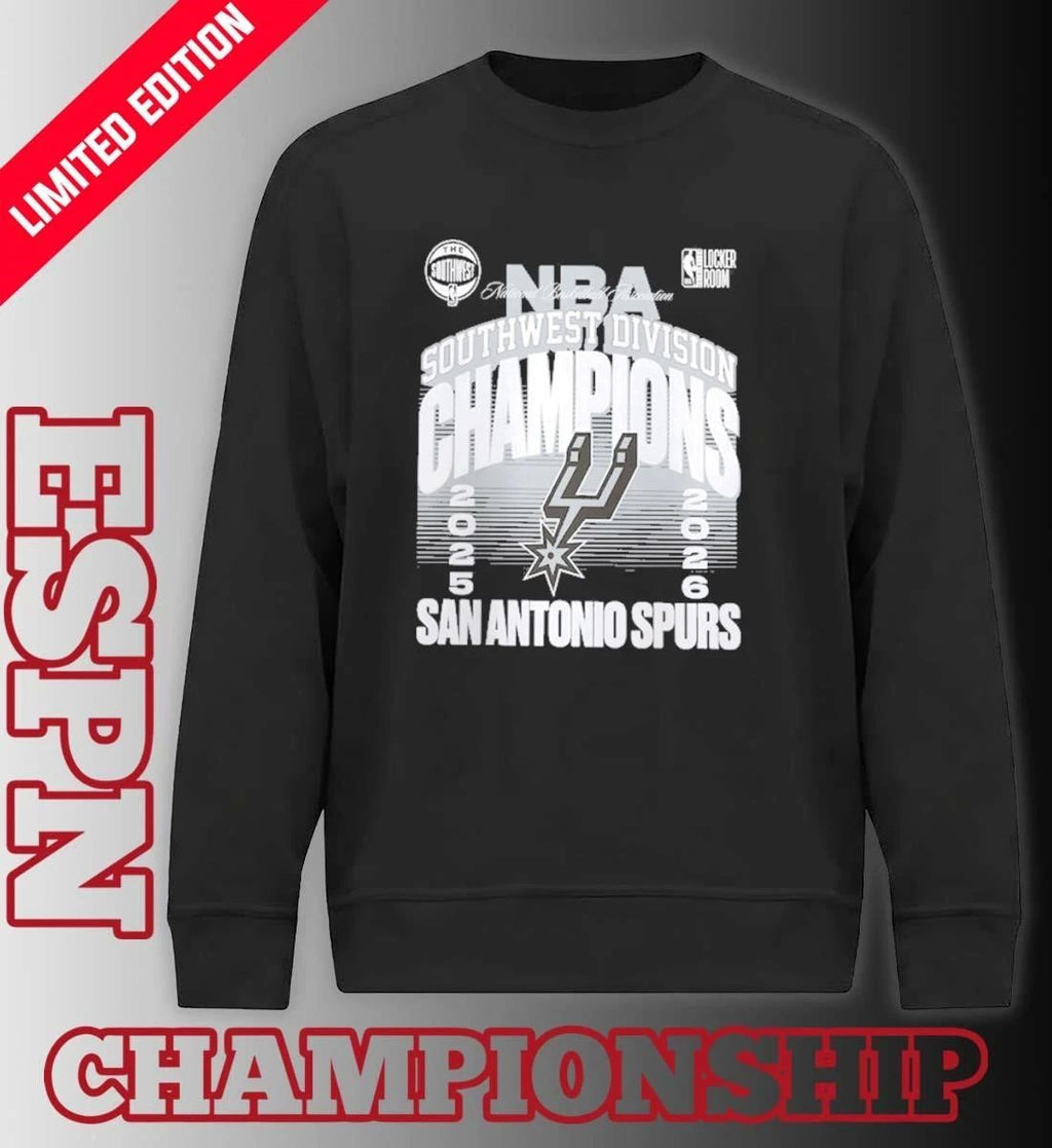Spurs NBA Southwest Division Champions T-Shirt