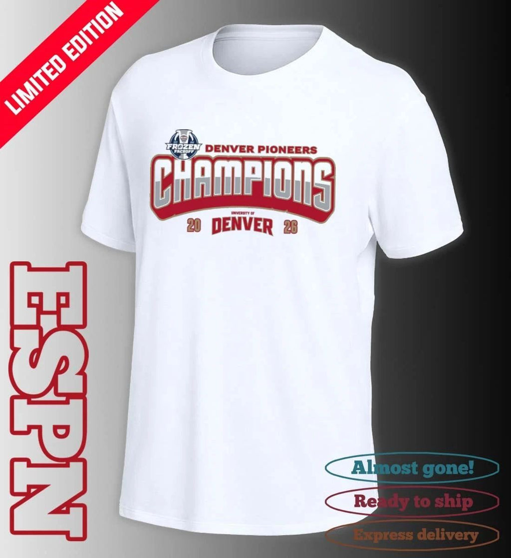 Denver Pioneers 2026 Frozen Faceoff Champions T-Shirt