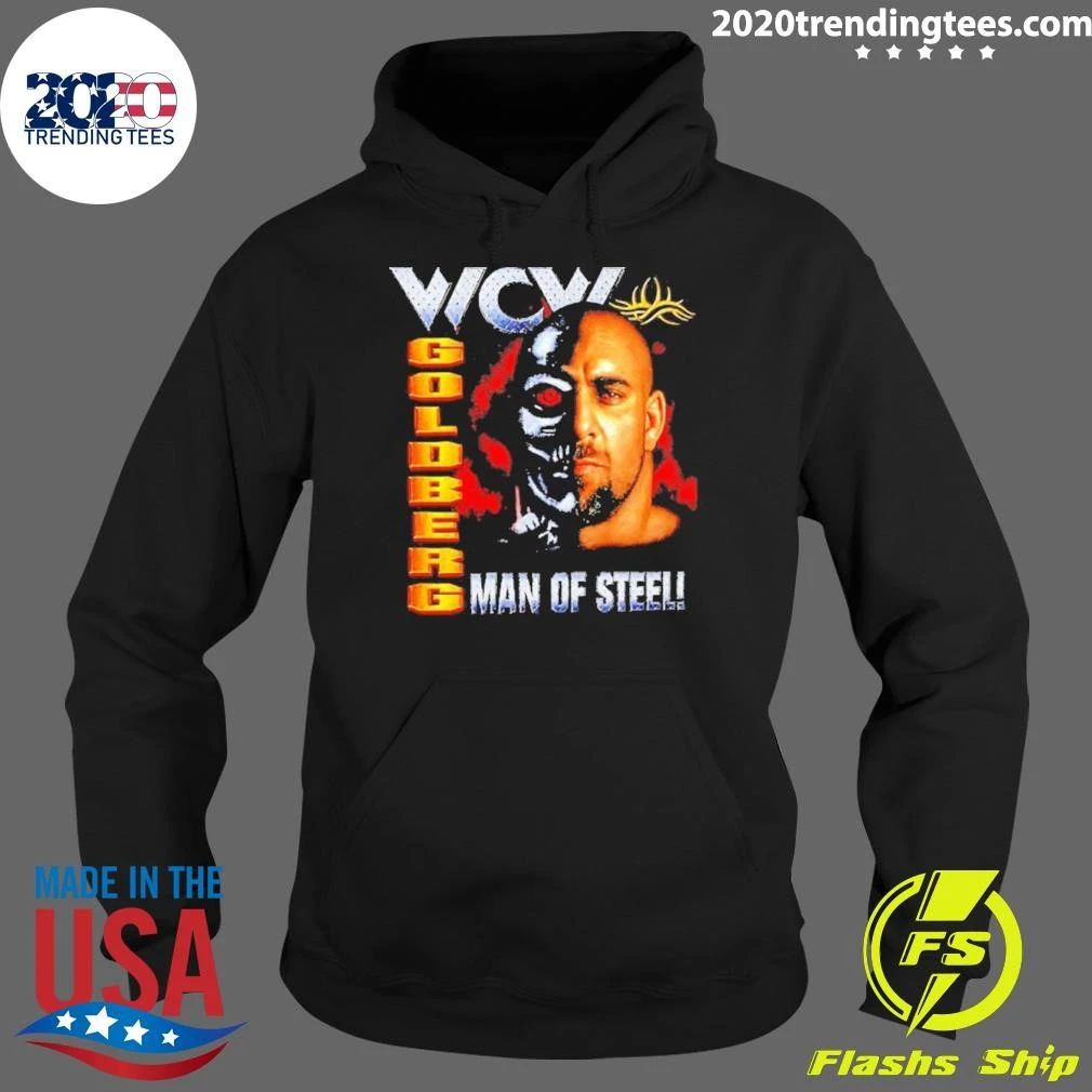 Wcw Goldberg Man Of Steel Pro Wrestling Shirt