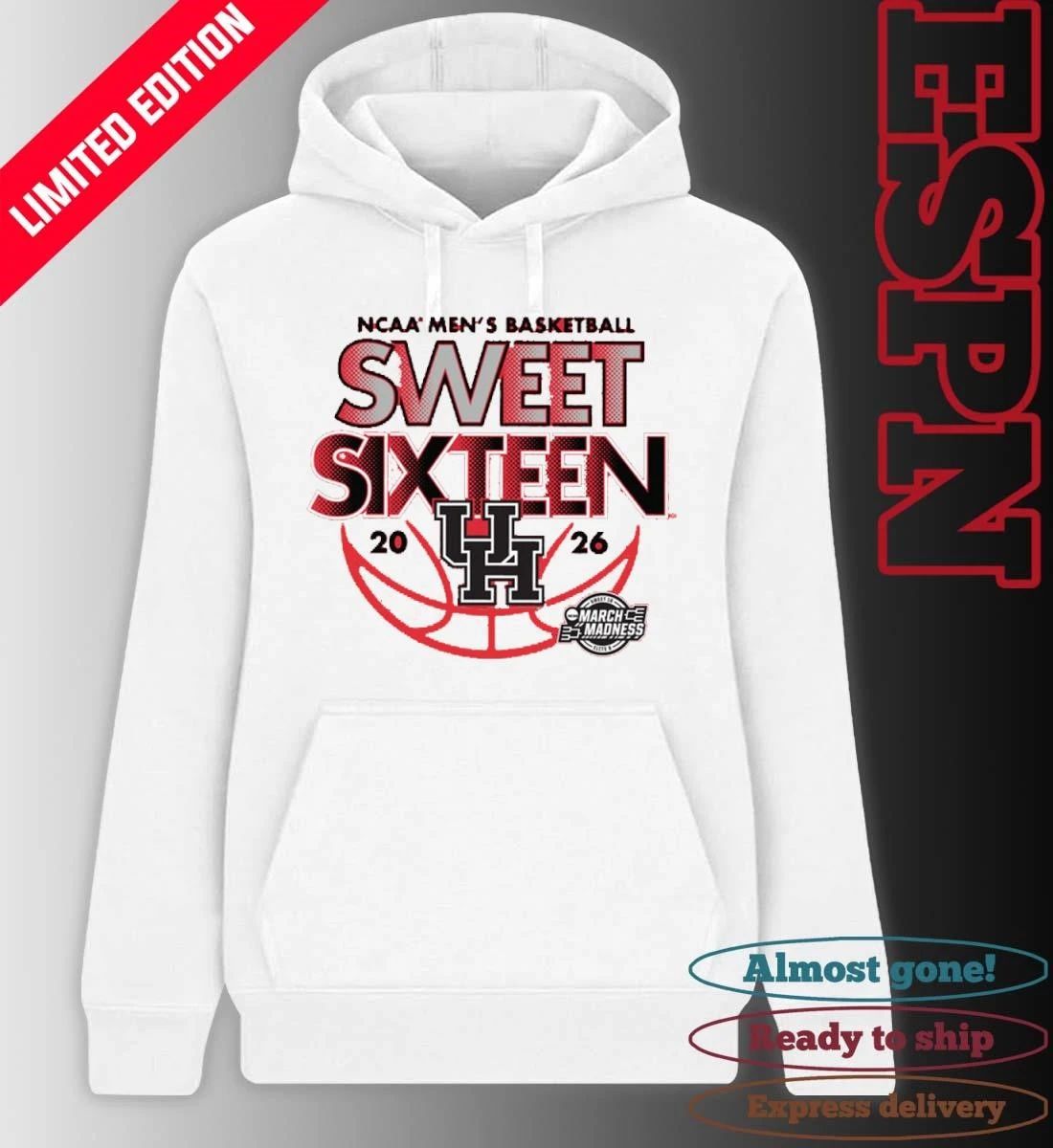 Sweet Sixteen 2026 Houston NCAA Men’s Basketball Shirt