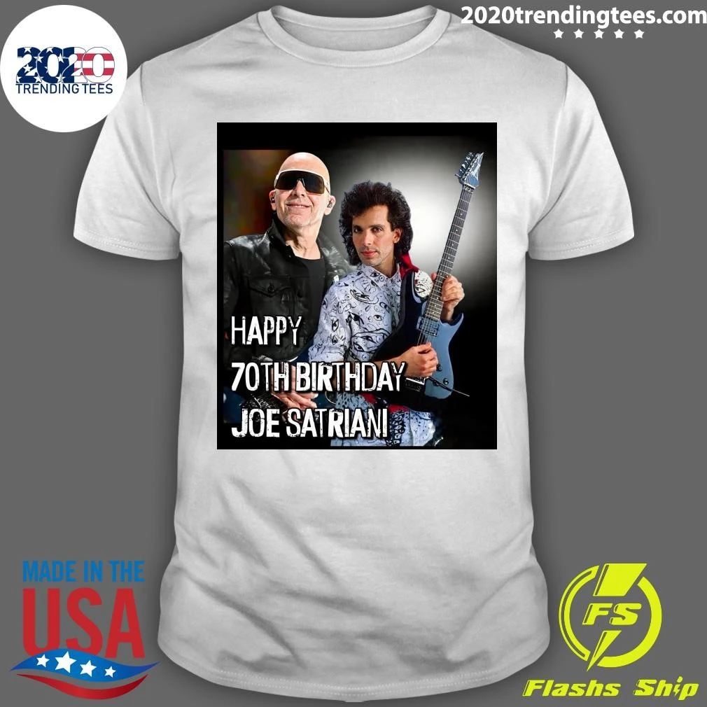 Happy 70th Birthday Joe Satriani Shirt