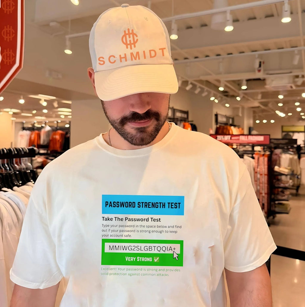 Password Strength Test Very Strong cybersecurity shirt