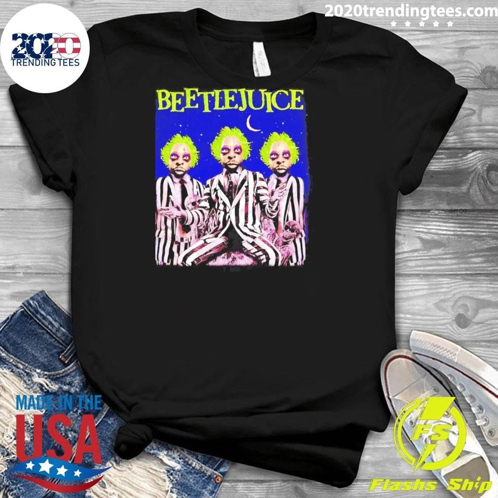 Beetlejuice Bootleg Triple Graphic Shirt
