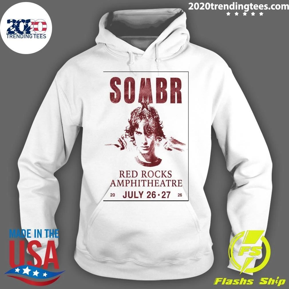 Sombr 2026 Red Rocks Shirt