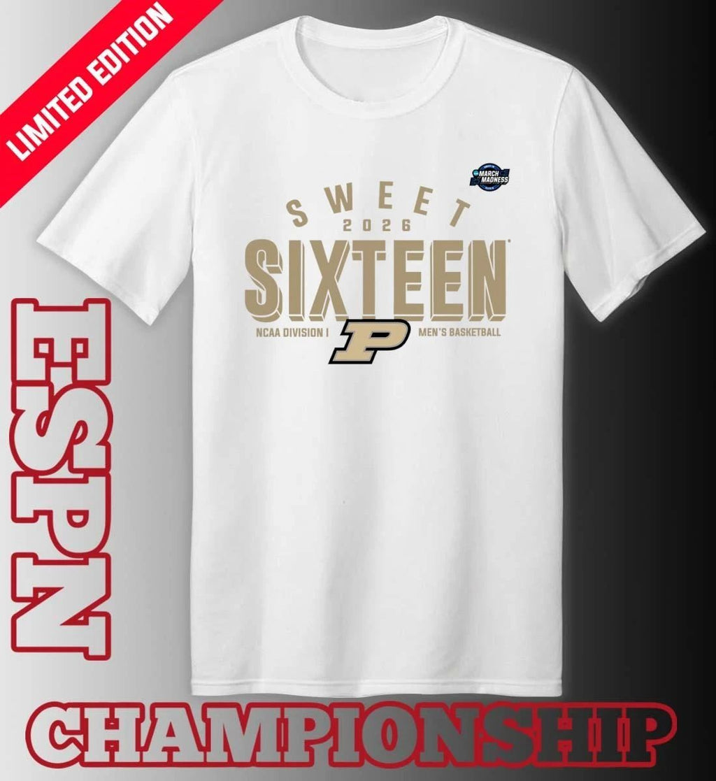 Sweet 16 Purdue Boilermakers 2026 NCAA Men’s Basketball T-Shirt