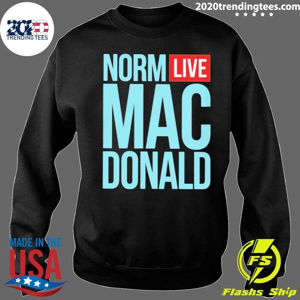 Norm Live Macdonald Patchez111 Norm Live Macdonald Shirt