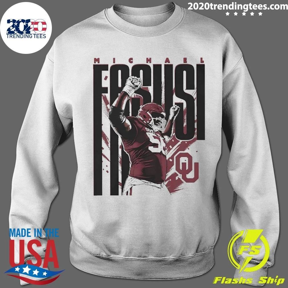 Michael Fasusi Oklahoma Sooners Ncaa Player Graphic Shirt