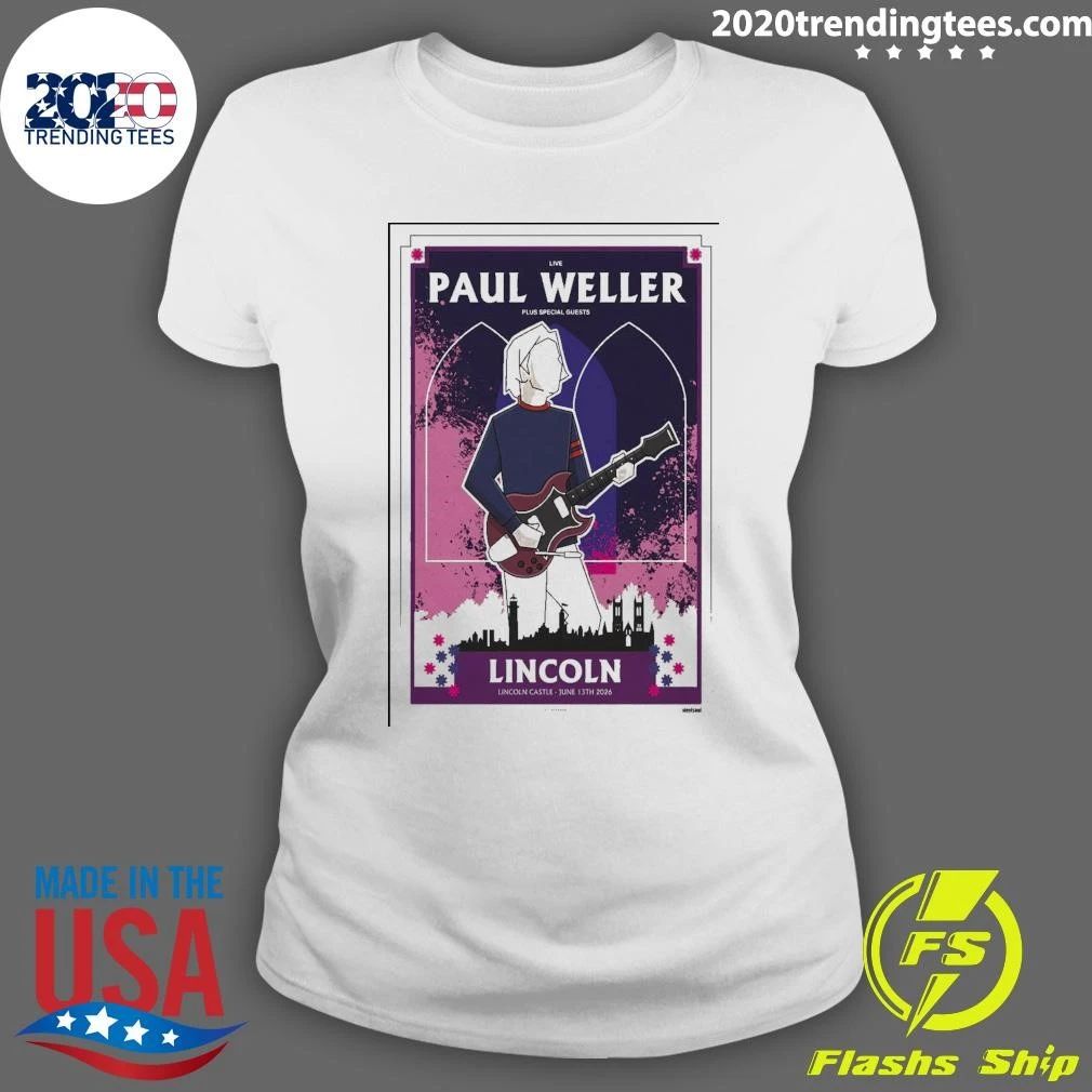 Paul Weller Lincoln Castle Tour 2026 Shirt