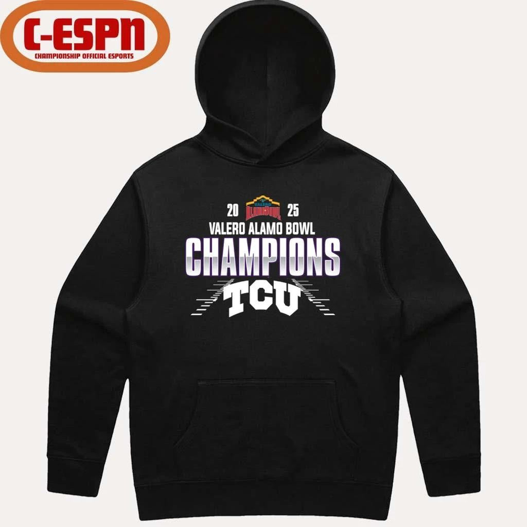 TCU Horned Frogs Valero Alamo Bowl Champions T-Shirt