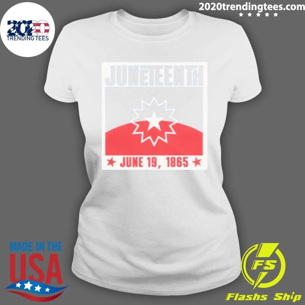 Juneteenth Red White Blue Freedom Flag 1865 Emancipation Day Shirt