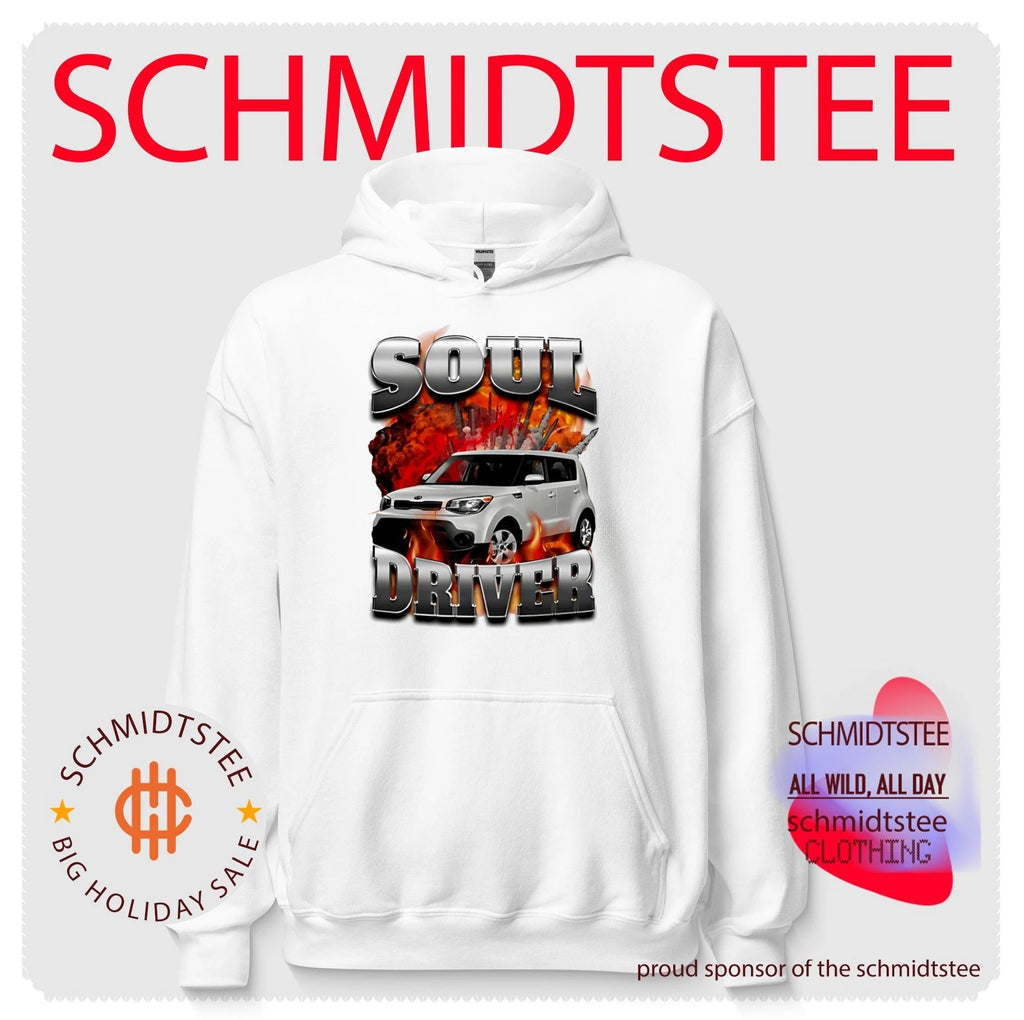 Sould driver Kia Soul white car explosion shirt