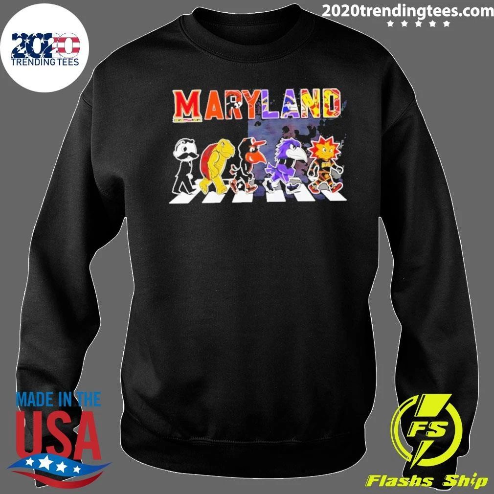 Maryland Abbey Road Mascots Baltimore Orioles 2026 Shirt