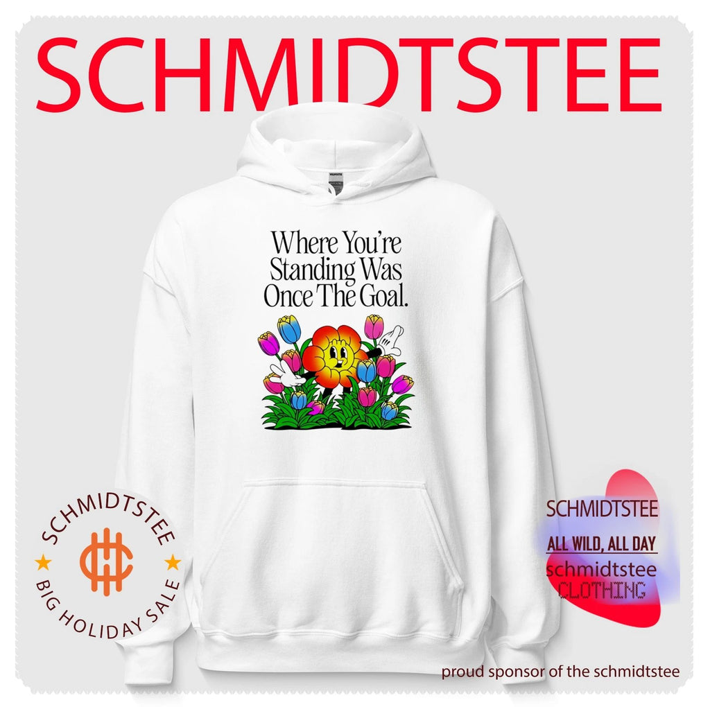 Where You’re Standing Was Once the Goal Flower Cartoon shirt