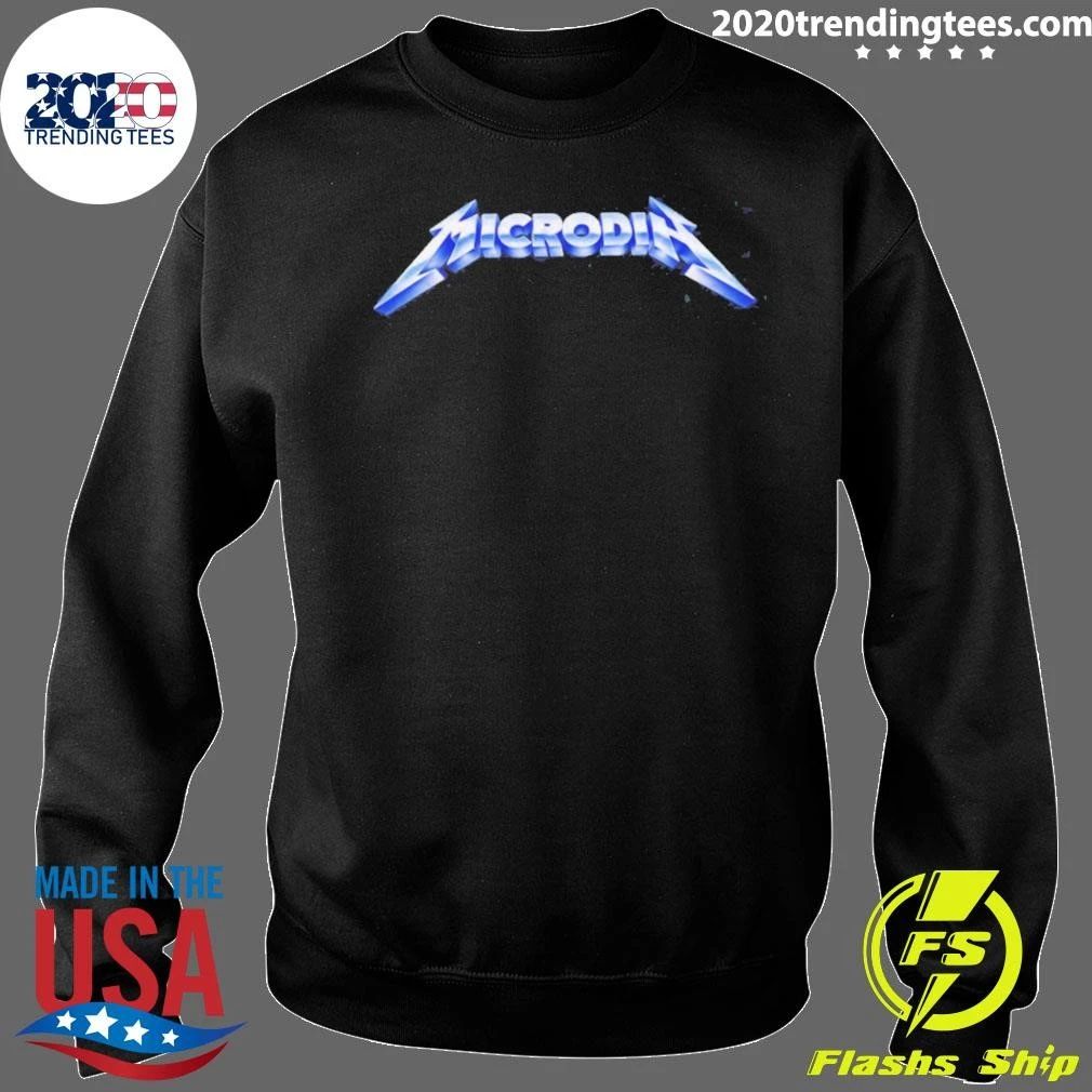 Microdin Heavy Metal Parody Logo Shirt