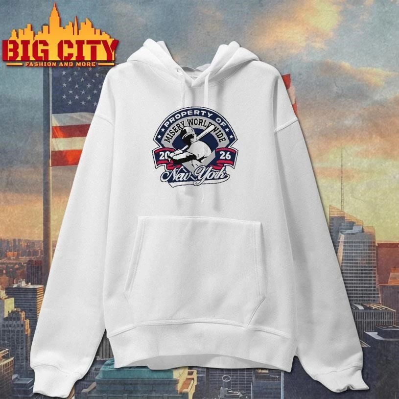 Vintage Property Of Misery Worldwide 2026 New York Baseball T Shirt