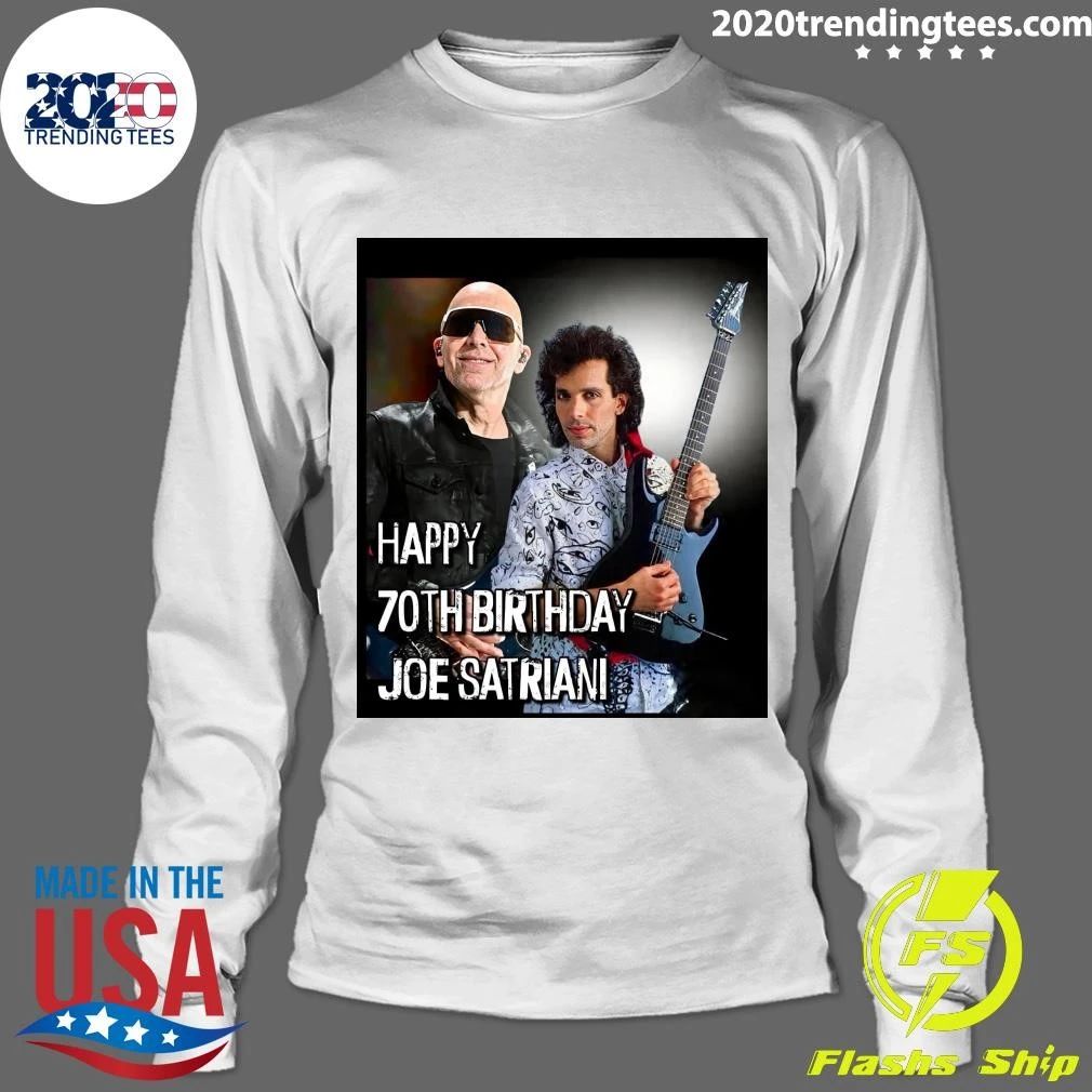 Happy 70th Birthday Joe Satriani Shirt