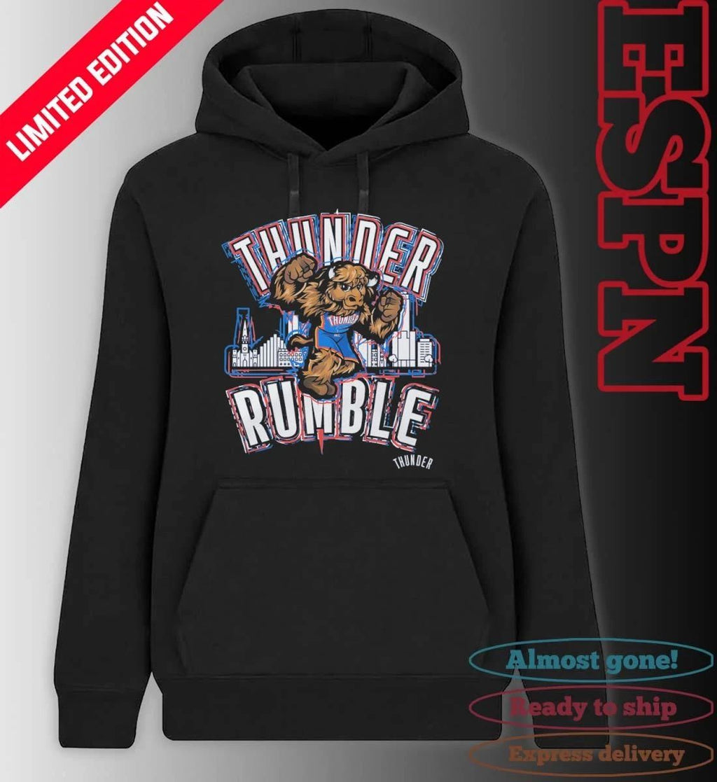 Oklahoma City Thunder Mascot City Elementized T-Shirt