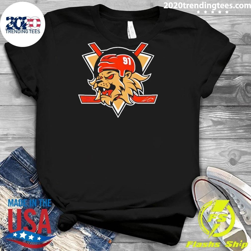 Leo Carlsson Anaheim Ducks Lion shirt