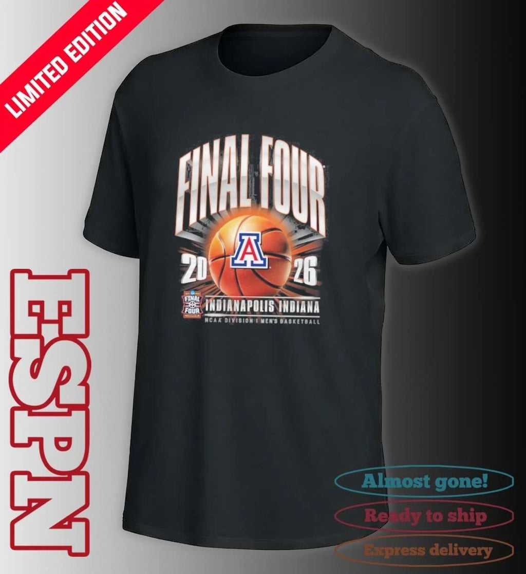 Arizona Wildcats 2026 NCAA Men’s Basketball Tournament March Madness Final Four Vintage T-Shirt