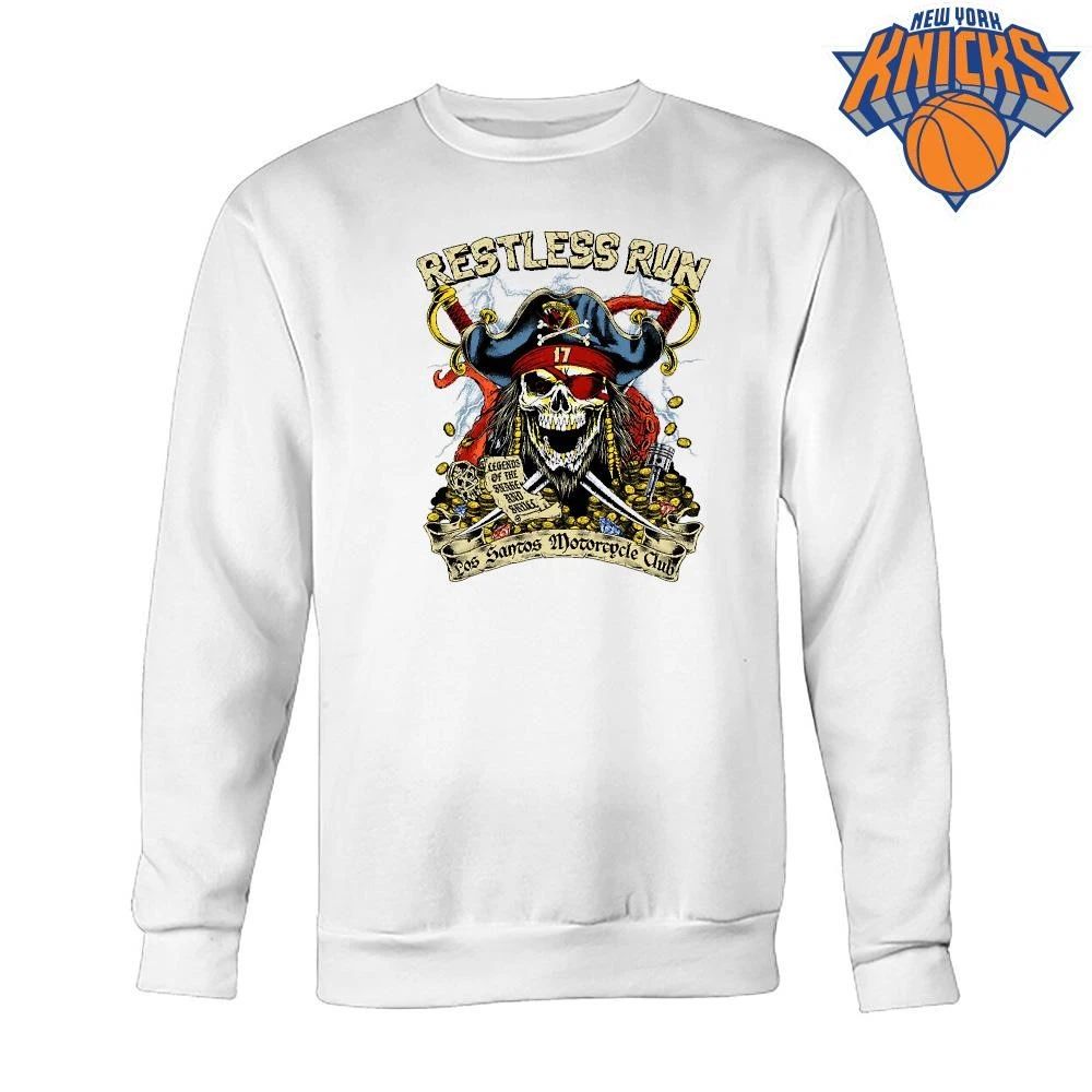 Restless Run Los Santos Motorcycle Club Pirate Skull Shirt