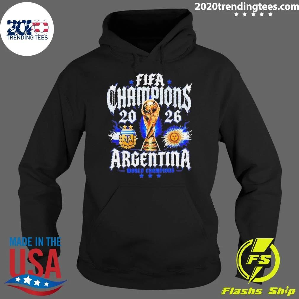 Fifa Champions 2026 Argentina World Cup Trophy Shirt