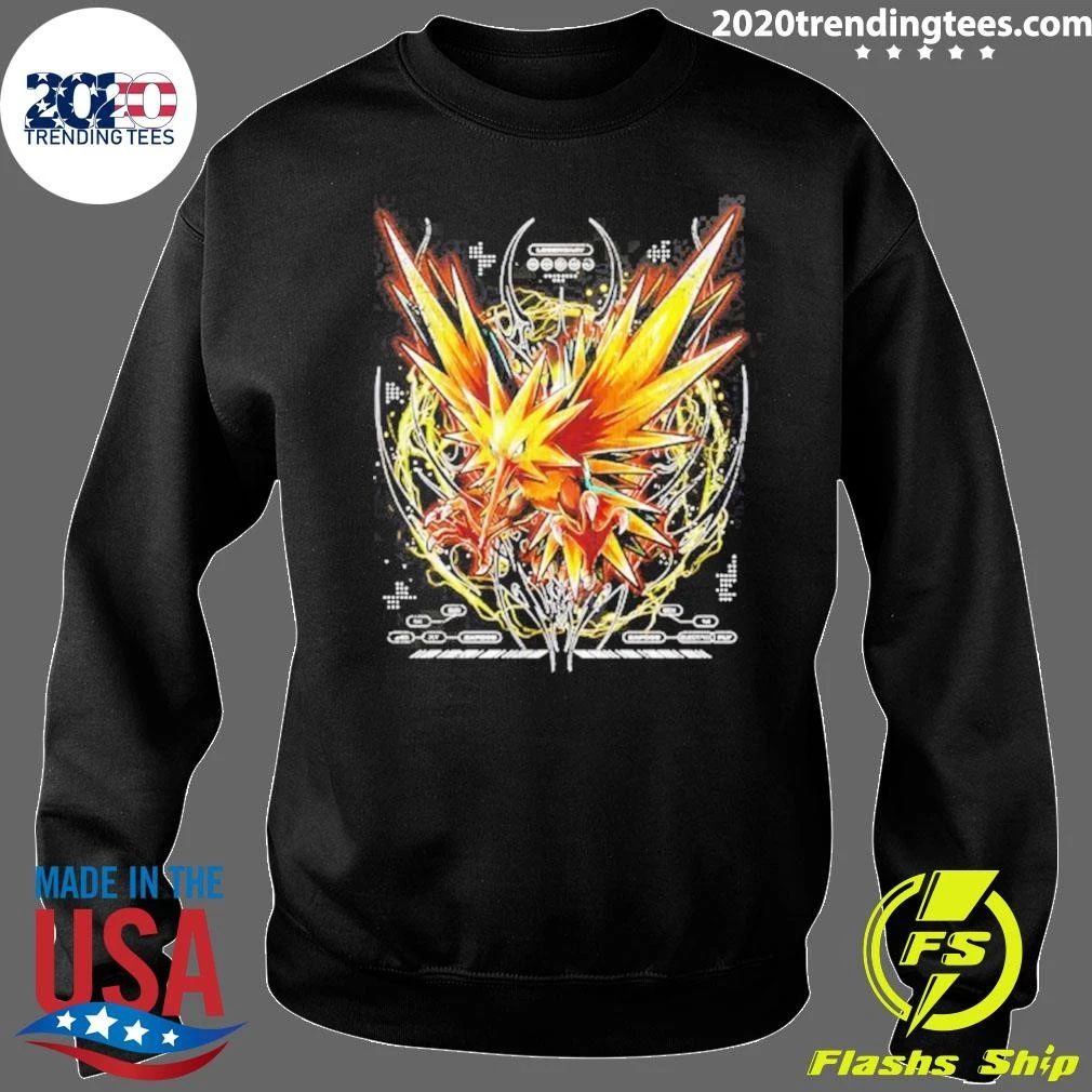 Legendary Zapdos Gen 1st Electric Fly Shirt